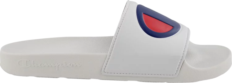 mens white champion slides