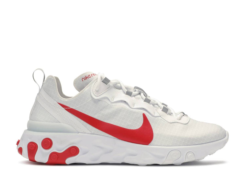 NIKE REACT ELEMENT 55 'WHITE UNIVERSITY RED'