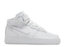 NIKE AIR FORCE 1 MID GS 'TRIPLE WHITE'
