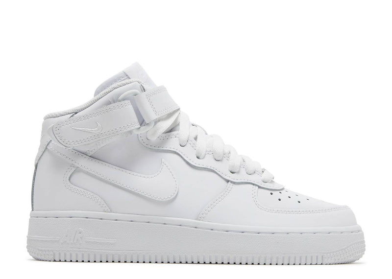 Nike Air Force 1 Mid LE GS 'Triple White'