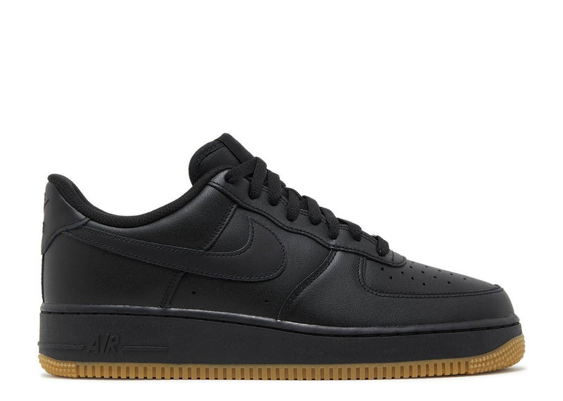 NIKE AIR FORCE 1 '07 'BLACK GUM'