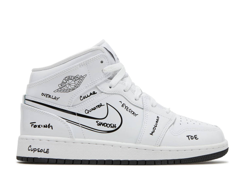 Air Jordan 1 Mid GS 'Schematic'
