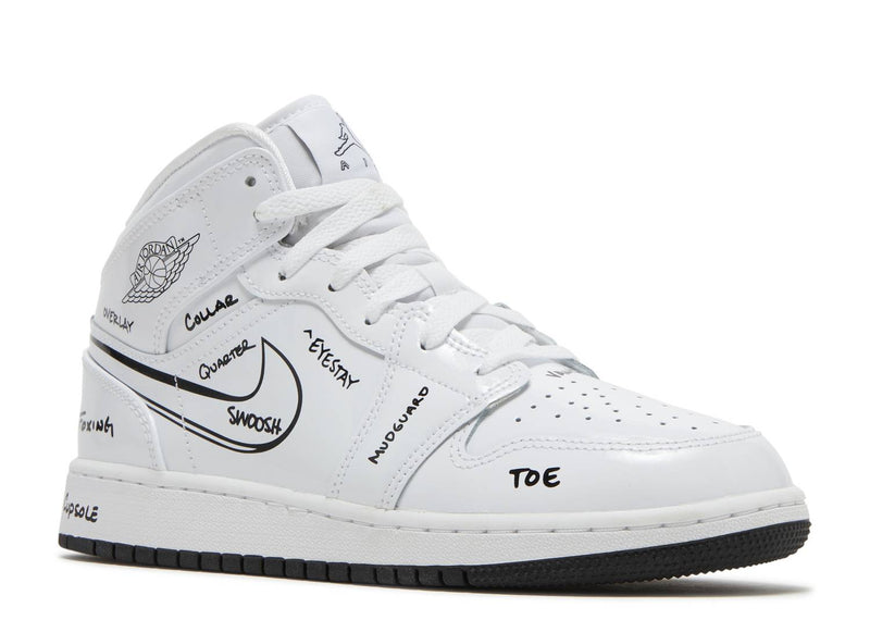 Air Jordan 1 Mid GS 'Schematic'