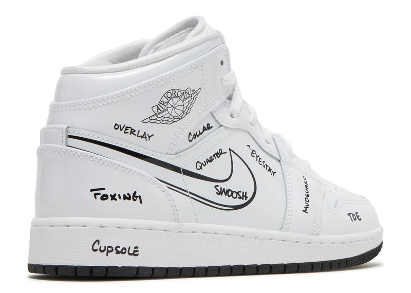 Air Jordan 1 Mid GS 'Schematic'