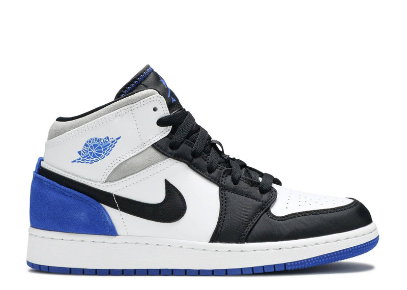 AIR JORDAN 1 MID SE GS 'ROYAL BALCK TOE'