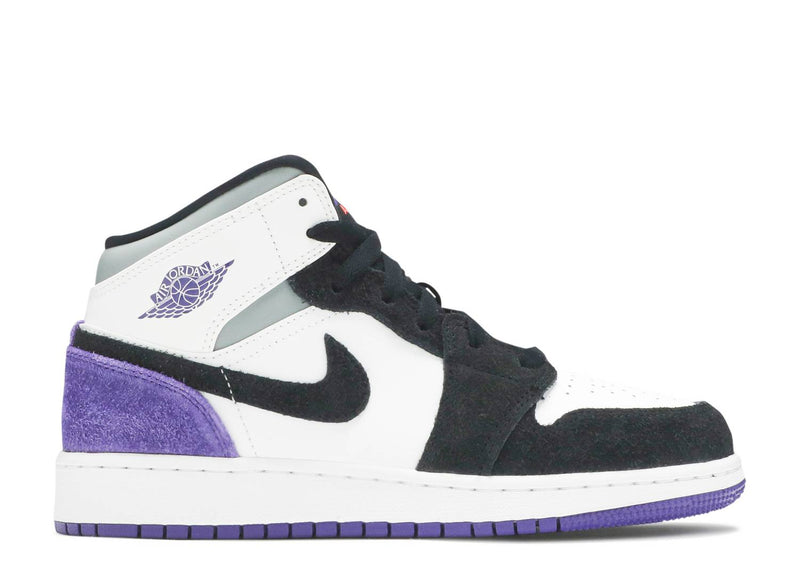 AIR JORDAN 1 MID SE GS 'VARSITY PURPLE'