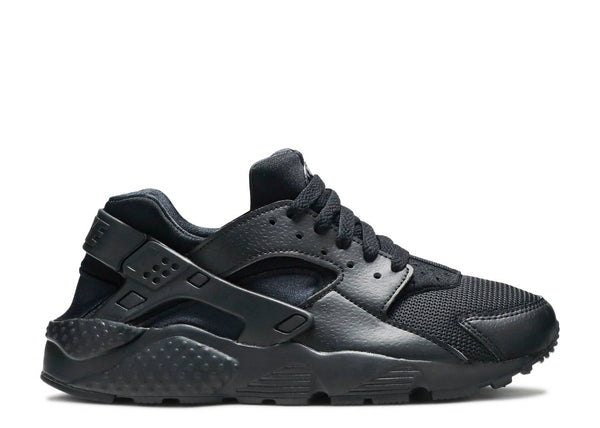 NIKE HUARACHE RUN GS 'TRIPLE BLACK' (NO BOX)