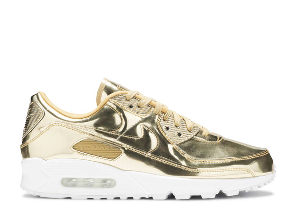 W NIKE AIR MAX 90 'METALLIC PACK - GOLD' (NO BOX)