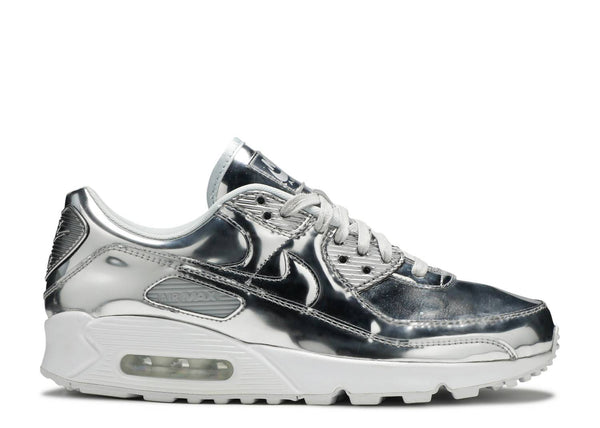 W NIKE AIR MAX 90 'METALLIC PACK - CHROME' (NO BOX)