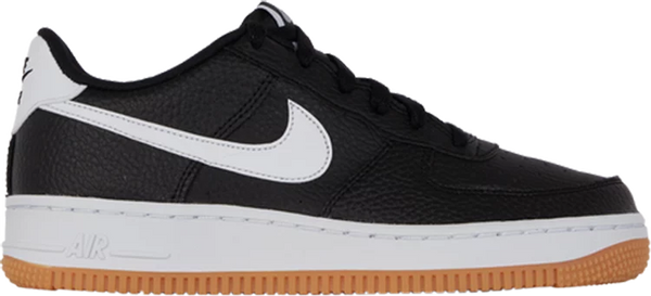 NIKE AIR FORCE 1 LOW GS 'BLACK GUM'