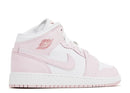 AIR JORDAN 1 MID GS 'PINK FOAM FIRE RED'