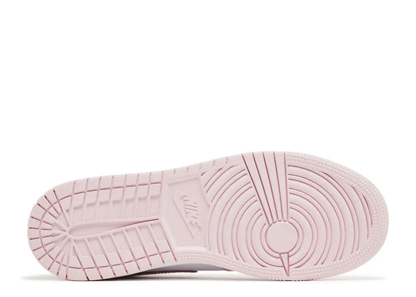 AIR JORDAN 1 MID GS 'PINK FOAM FIRE RED'