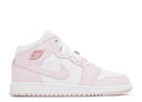 AIR JORDAN 1 MID GS 'PINK FOAM FIRE RED'