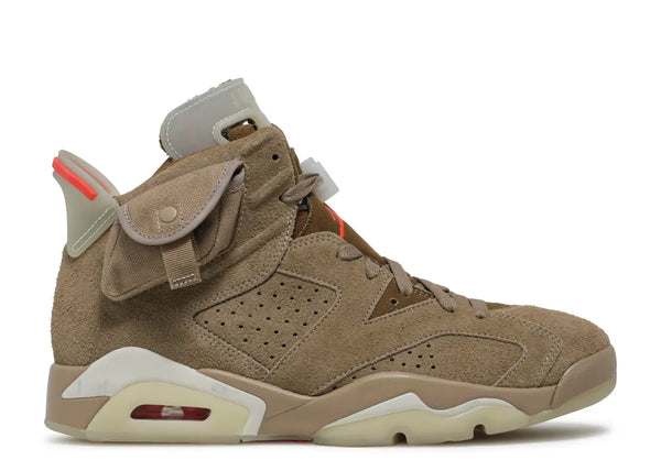 TRAVIS SCOTT X  AIR JORDAN 6 RETRO 'BRITISH KHAKI'