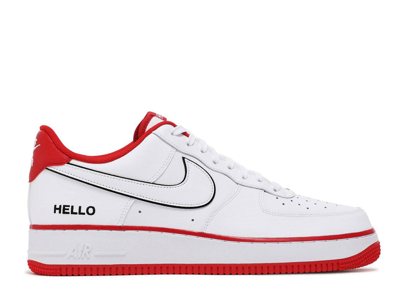 Urbanstar x Air Force 1 '07 LX 'HELLO Pack - White University Red'