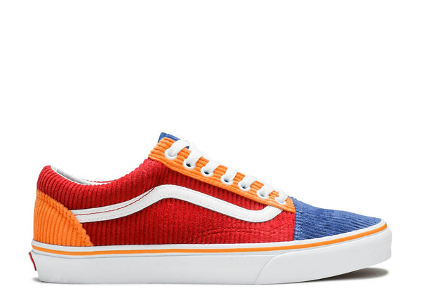 VANS OLD SKOOL LOW 'RED BLUE ORANGE'