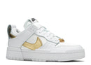 W NIKE DUNK LOW DISRUPT 'WHITE METALLIC GOLD'