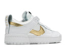 W NIKE DUNK LOW DISRUPT 'WHITE METALLIC GOLD'